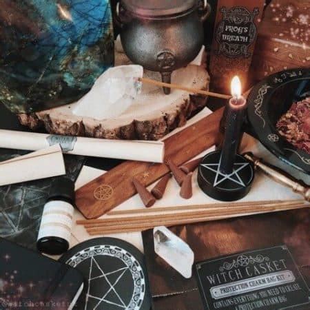 Witch casket box